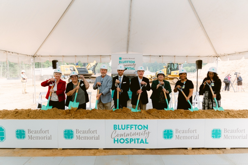 Beaufort Memorial Bluffton Community Hospital groundbreaking ceremony on May 7, 2025