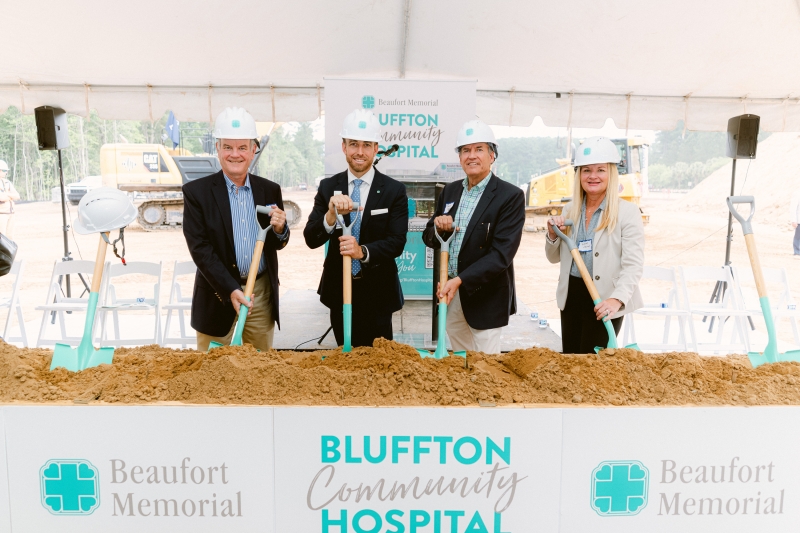 Beaufort Memorial Bluffton Community Hospital groundbreaking ceremony on May 7, 2025