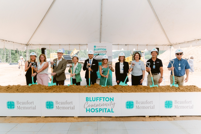 Beaufort Memorial Bluffton Community Hospital groundbreaking ceremony on May 7, 2025