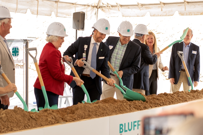 Beaufort Memorial Hospital groundbreaking ceremony on May 7, 2025