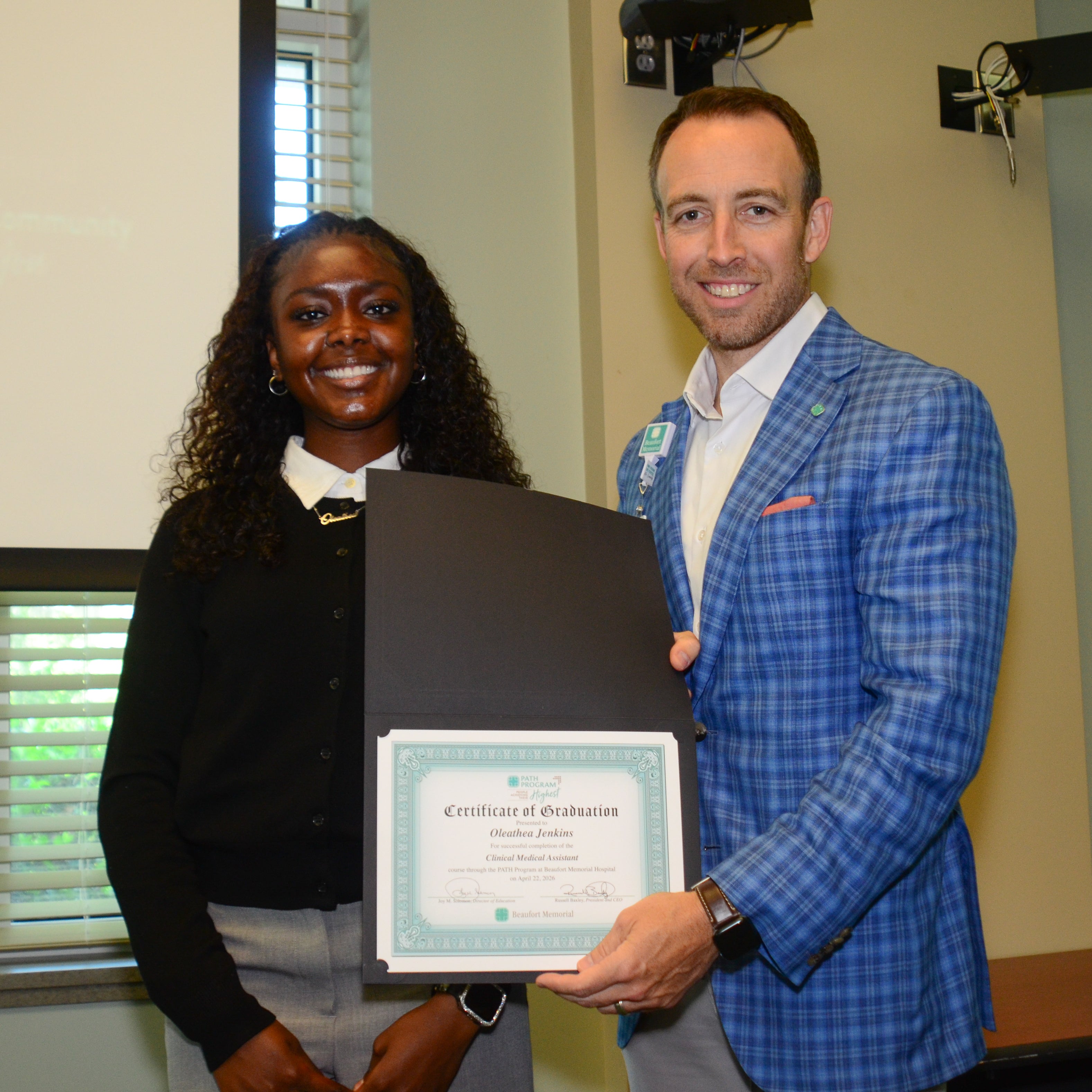 Oleatha Jenkins and Russell Baxley