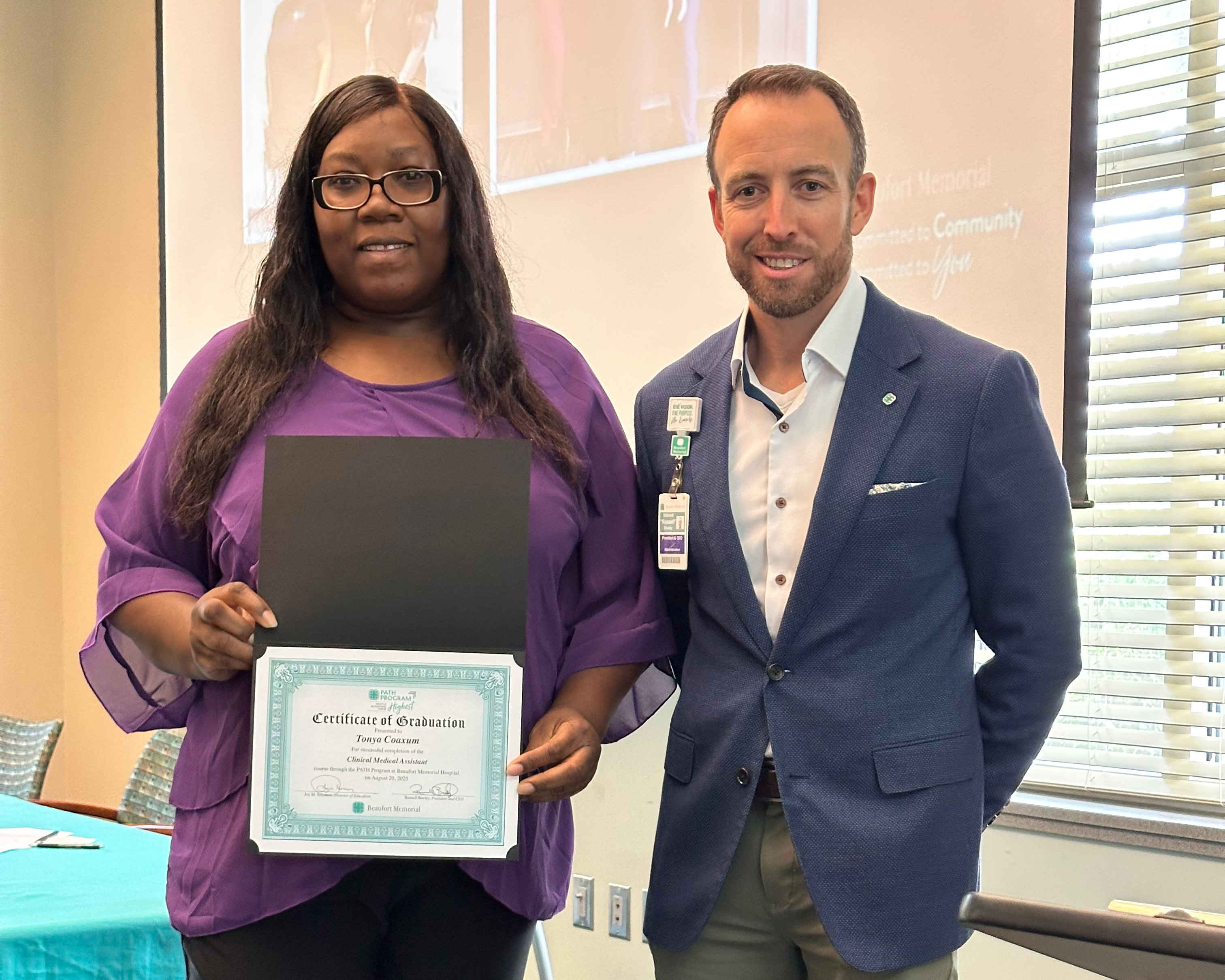 Tonya Coaxum and Russell Baxley