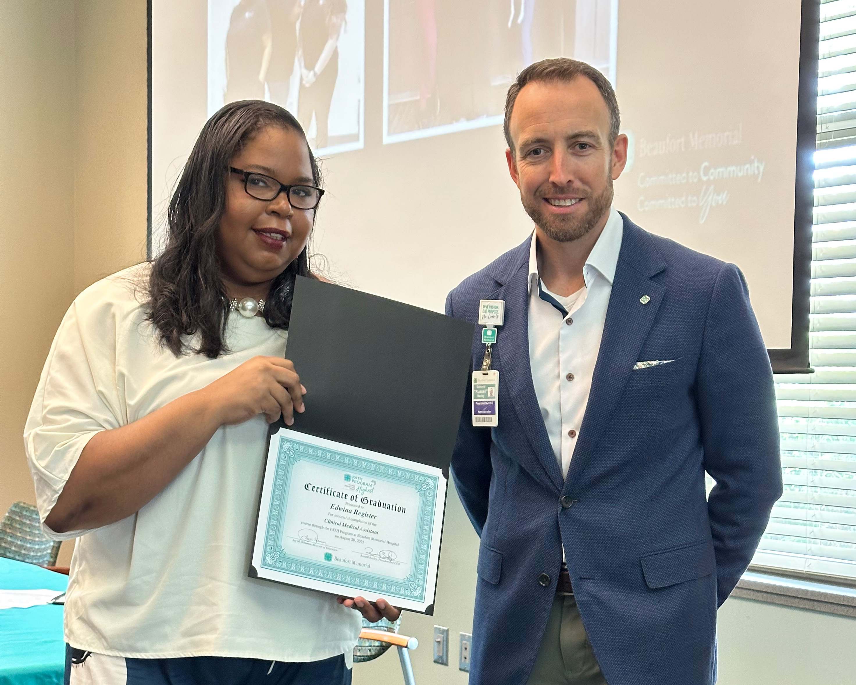 Edwina Register and Russell Baxley