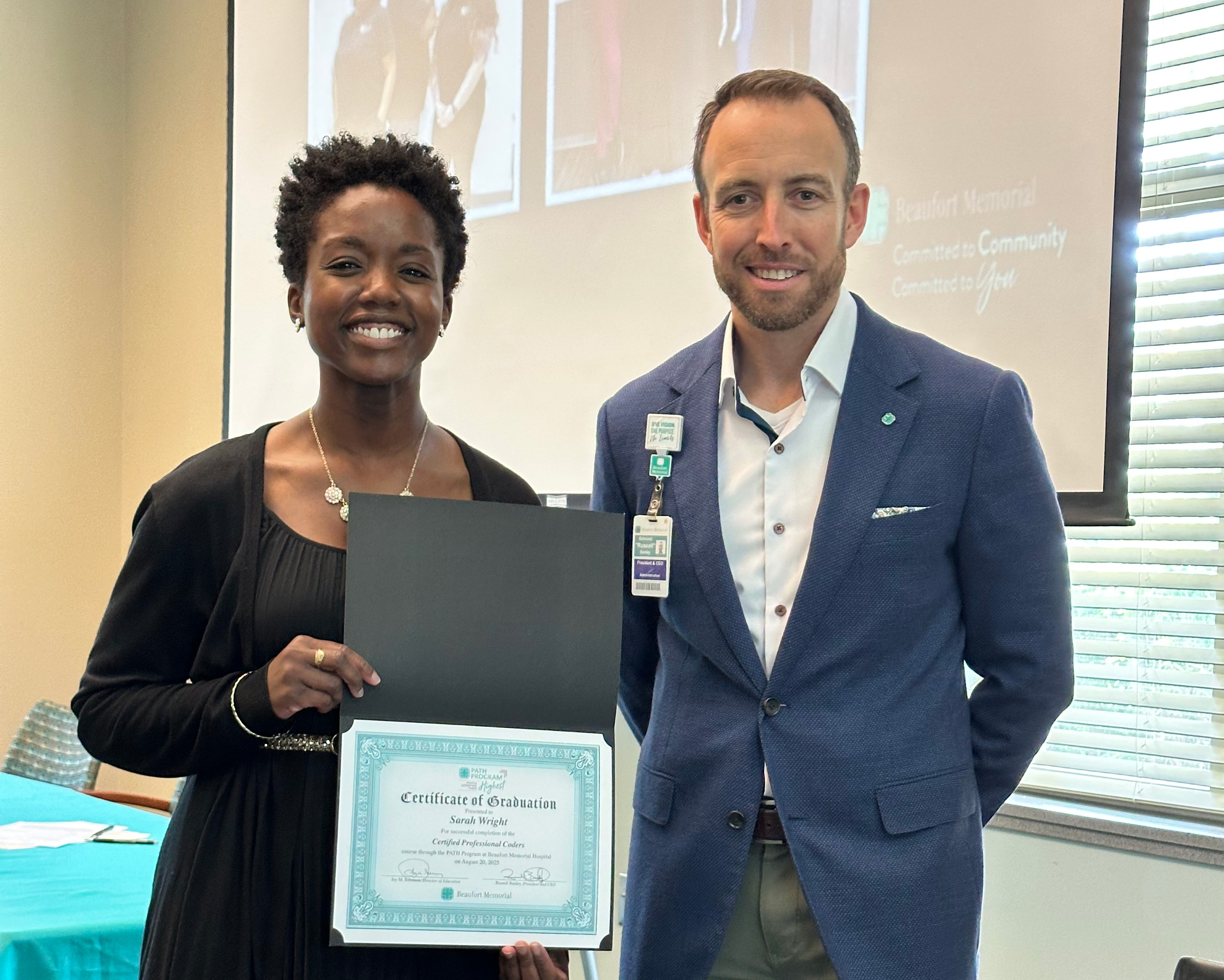 Sarah Europe and Russell Baxley