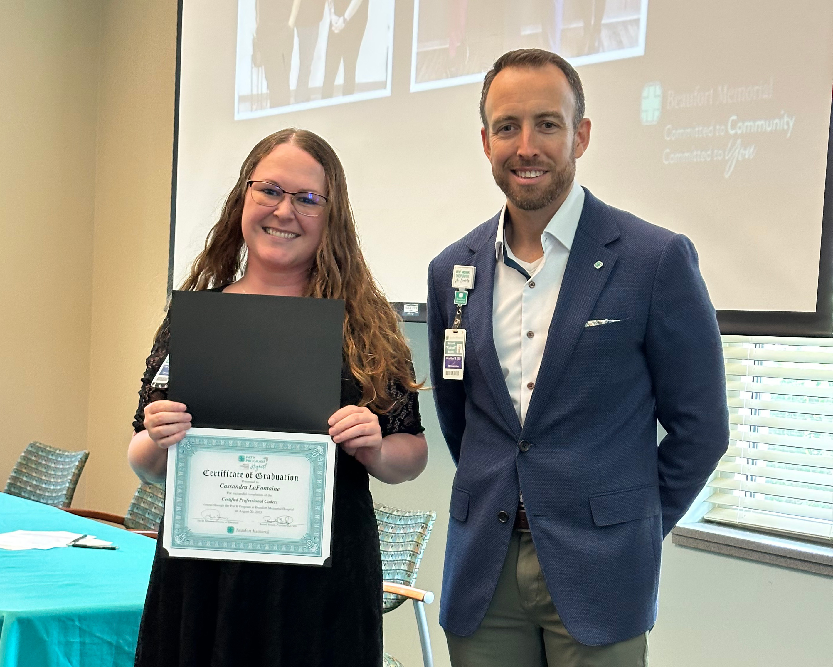 Cassandra "Cassie" LaFontaine and Russell Baxley