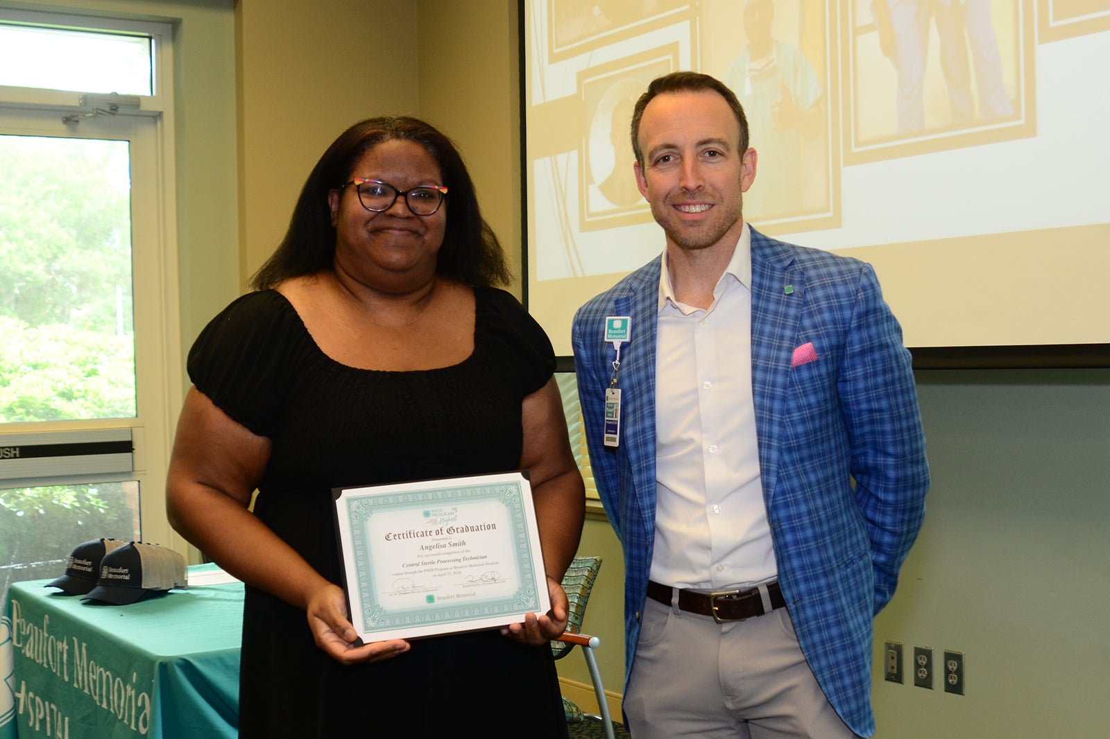 Angelisa Smith, CSP and Russell Baxley