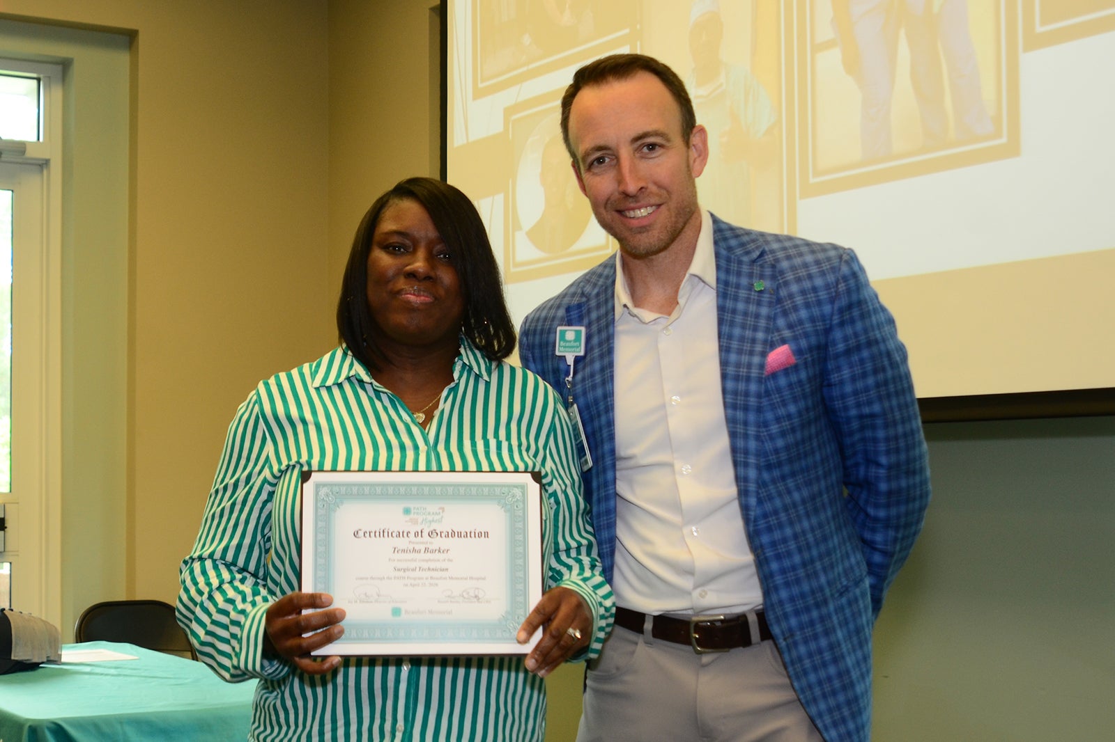 Tenisha Barker, TS-C and Russell Baxley