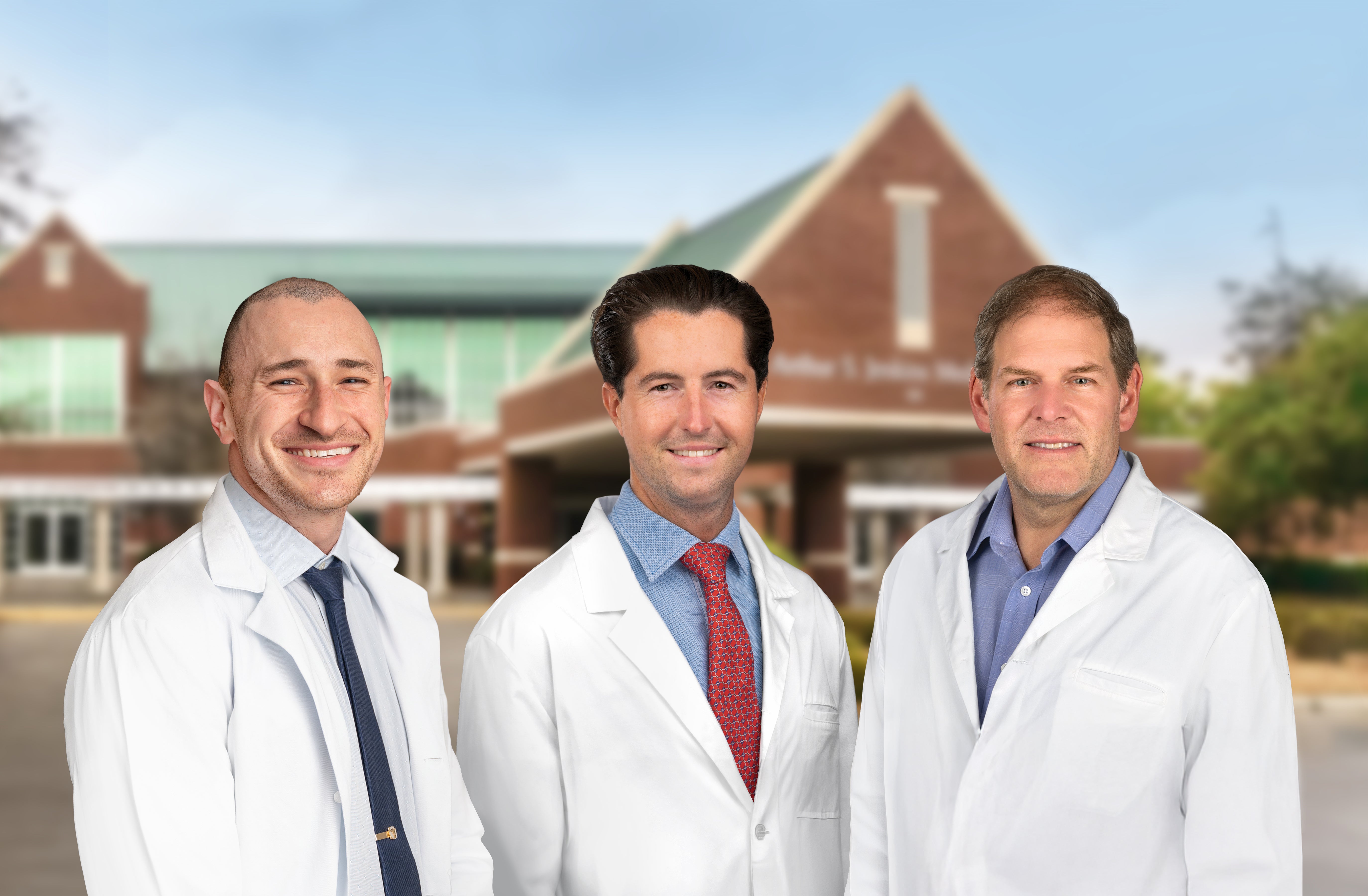 Drs. Spenser Staub, Andrew Stevens and John Krcmarik