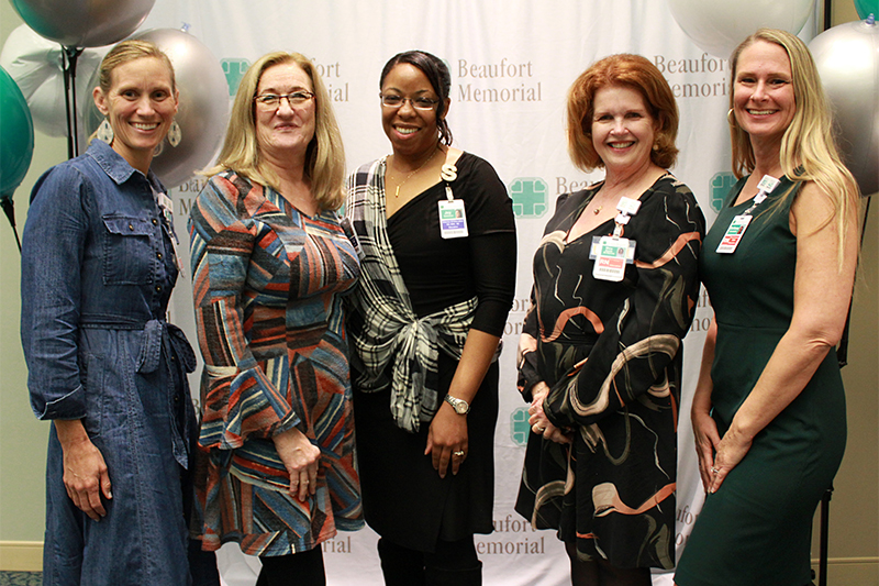 PATH Program Educators from left to right, nurse liaison Katie Howell, clinical instructor Cathy Chandler, director of education and workforce development Joy Solomon, clinical instructor Mary Anne McNamee and clinical instructor Melissa Bramblett