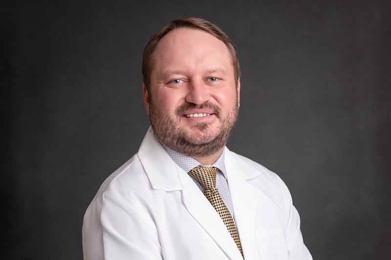 Patrick Lazarczyk, a board-certified gastroenterologist at Beaufort Memorial Lowcountry Medical Group Specialty Care.