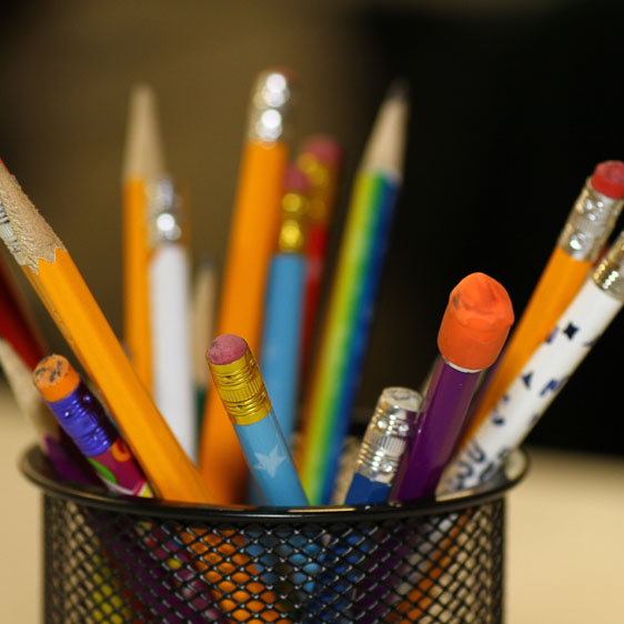cup of pencils