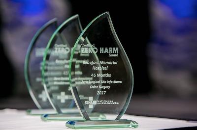 South Carolina Hospital Association zero harm awards