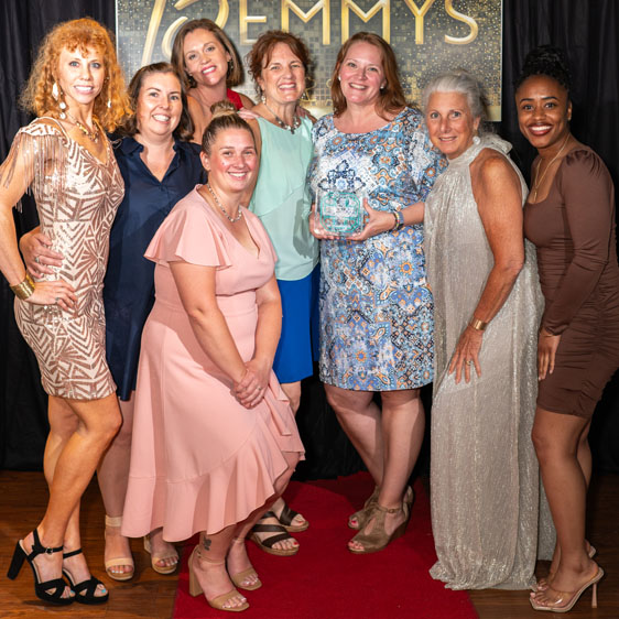 Members of the Women's Imaging Department pose after earning Department of the Year
