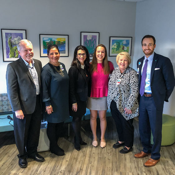 Jacque Ussery (Steelcase), Linda Leggett (McWaters), Debbie Schuchmann, Meredith Inglis, Marla Slock, Russell Baxley