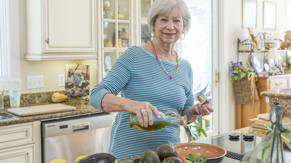 cooking with olive oil