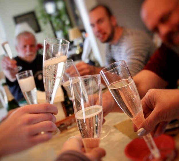 social gatherings often include pressures to eat and drink