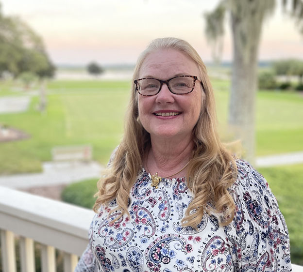 Beaufort Memorial Nurse Julie Schott poses during sunset