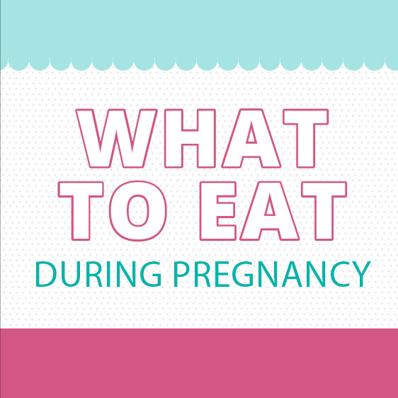 Infographic about foods to eat while pregnant
