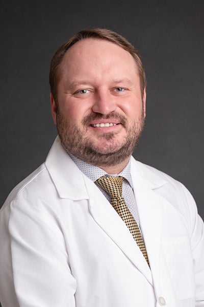 Patrick Lazarczyk, DO, a board-certified internal medicine doctor who specializes in gastroenterology at Beaufort Memorial.