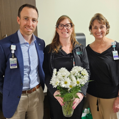 Russell Baxley, Annie Loughlin and Karen Carroll