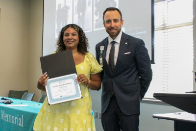 Alyssa Morgan, CMA with Russell Baxley