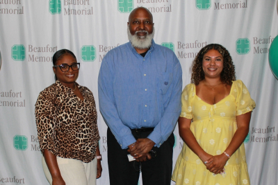 Cohort 9 graduates, Tamara Thompson-Graham, PCT, Waverly Patterson, ET, and Alyssa Morgan, CMA